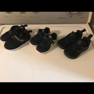 3 pairs toddler boy Nike Shoes